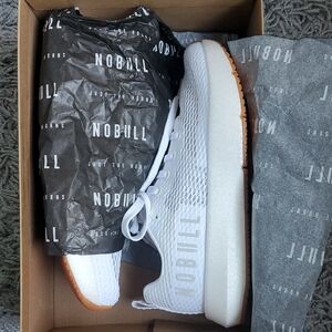 Brand New NOBULL White Mesh Trainers